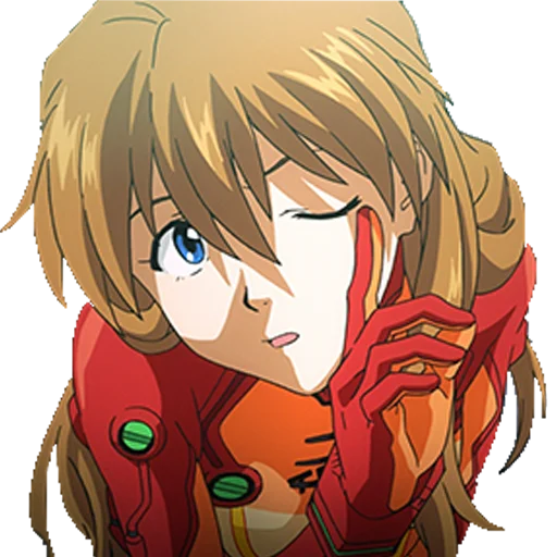 Sticker from the "A lot of Asuka (Evangelion)" sticker pack