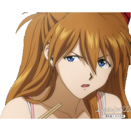 Sticker from the "A lot of Asuka (Evangelion)" sticker pack