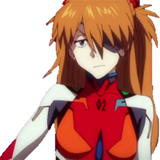 Sticker from the "A lot of Asuka (Evangelion)" sticker pack