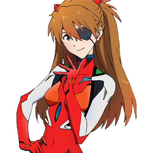 Sticker from the "A lot of Asuka (Evangelion)" sticker pack