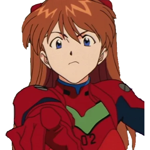 Sticker from the "A lot of Asuka (Evangelion)" sticker pack