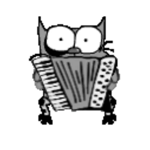 Sticker from the "upyachka kote" sticker pack