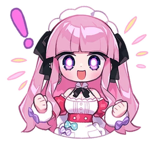 Sticker from the "Cute Maid" sticker pack