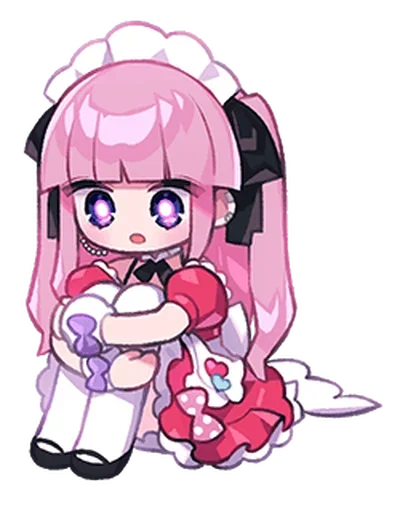 Sticker from the "Cute Maid" sticker pack