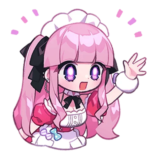 Sticker from the "Cute Maid" sticker pack