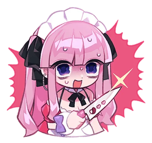 Sticker from the "Cute Maid" sticker pack