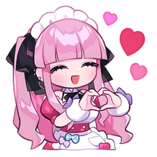 Sticker from the "Cute Maid" sticker pack