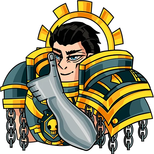 Sticker from the "Warhammer 40k - Alna Dark" sticker pack