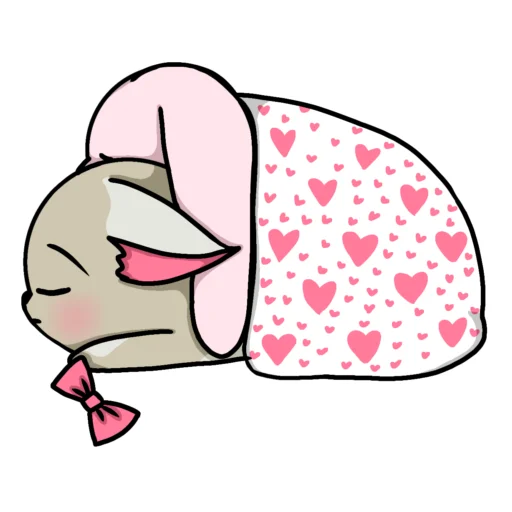 Sticker from the "Baby Banny Dom Kitty" sticker pack