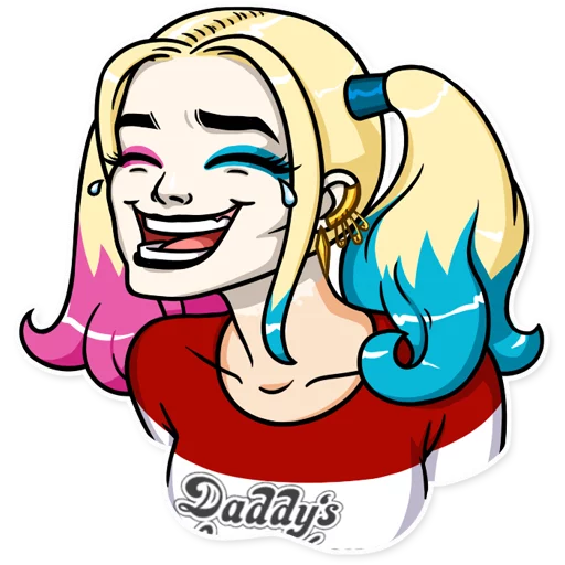 Sticker from the "Harley Quinn" sticker pack