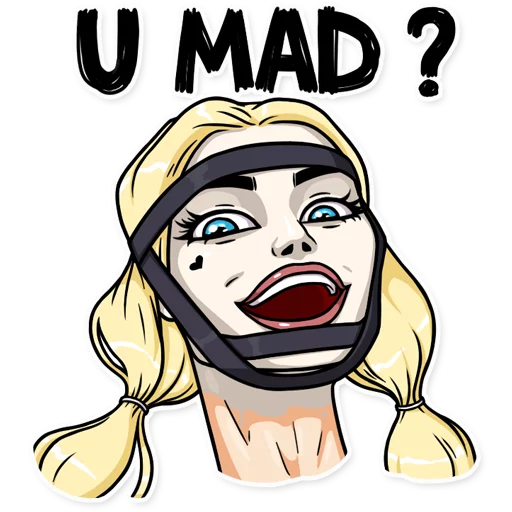 Sticker from the "Harley Quinn" sticker pack