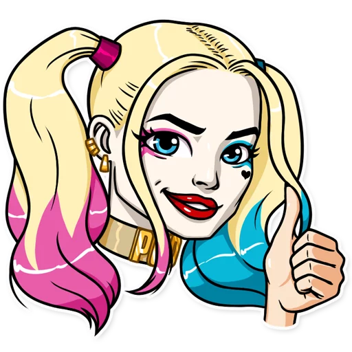 Sticker from the "Harley Quinn" sticker pack