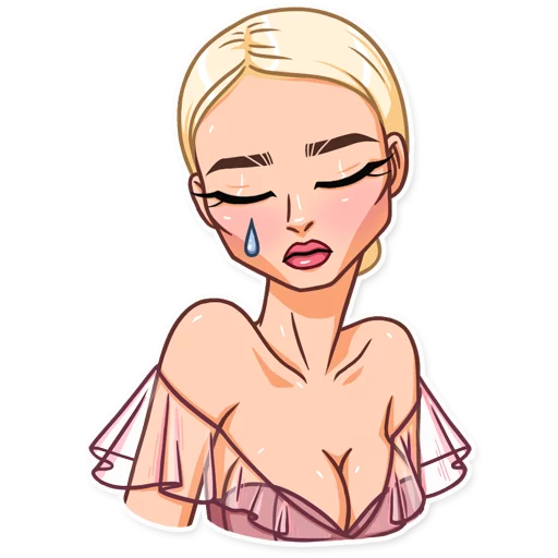 Sticker from the "Miss Alena ❤️" sticker pack