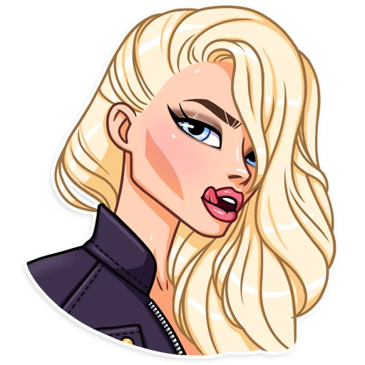 Sticker from the "Miss Alena ❤️" sticker pack