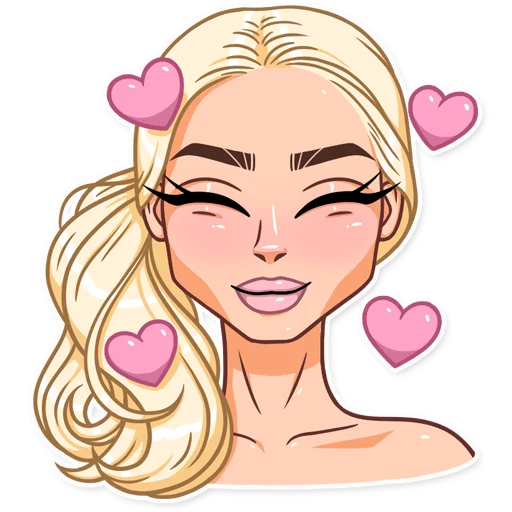 Sticker from the "Miss Alena ❤️" sticker pack