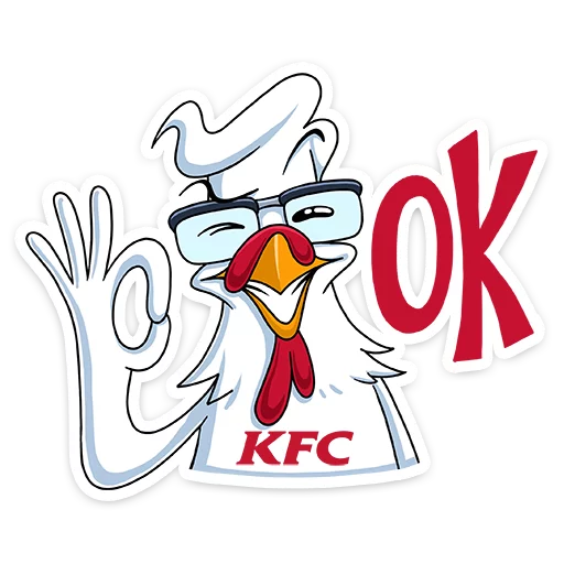 Стикер из набора "KFC"