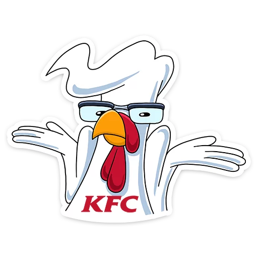 Стикер из набора "KFC"