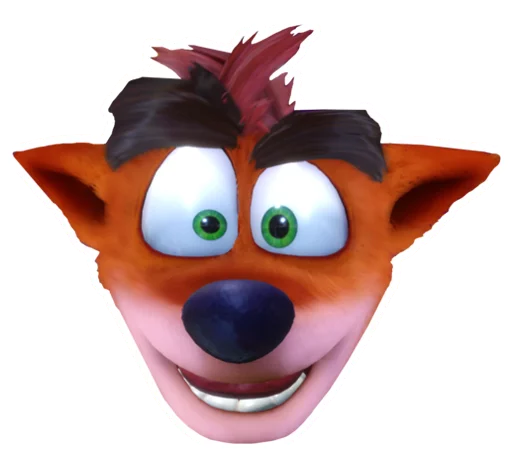 Sticker from the "Crash Bandicoot N. Sane Trilogy" sticker pack