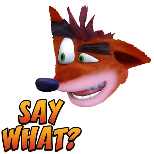 Sticker from the "Crash Bandicoot N. Sane Trilogy" sticker pack