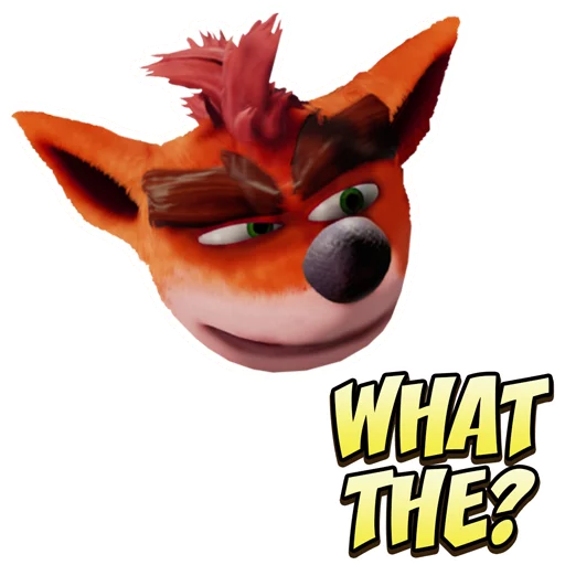 Sticker from the "Crash Bandicoot N. Sane Trilogy" sticker pack