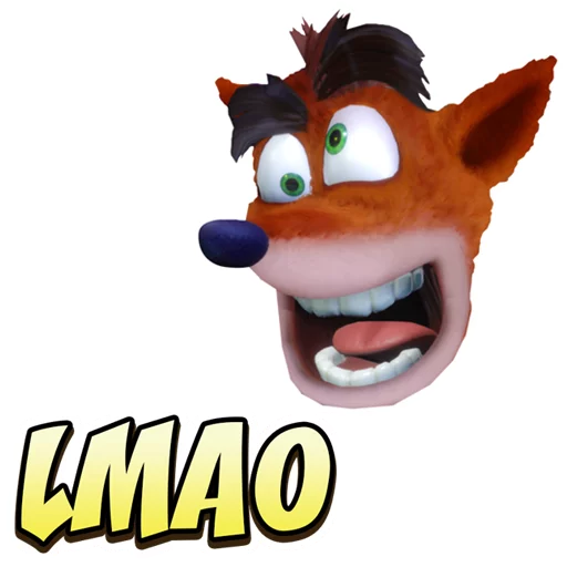 Sticker from the "Crash Bandicoot N. Sane Trilogy" sticker pack