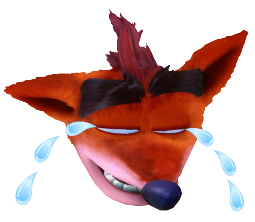 Sticker from the "Crash Bandicoot N. Sane Trilogy" sticker pack