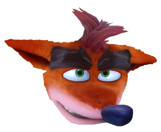 Sticker from the "Crash Bandicoot N. Sane Trilogy" sticker pack