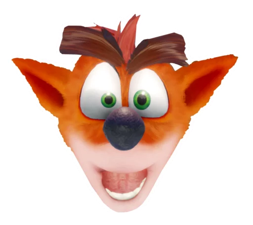 Sticker from the "Crash Bandicoot N. Sane Trilogy" sticker pack