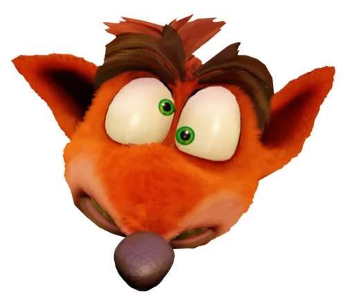 Sticker from the "Crash Bandicoot N. Sane Trilogy" sticker pack