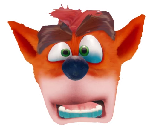 Sticker from the "Crash Bandicoot N. Sane Trilogy" sticker pack