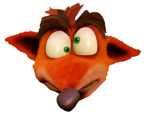 Sticker from the "Crash Bandicoot N. Sane Trilogy" sticker pack