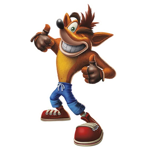 Sticker from the "Crash Bandicoot N. Sane Trilogy" sticker pack