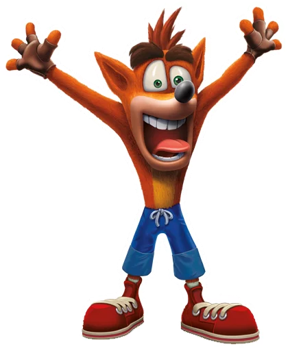 Sticker from the "Crash Bandicoot N. Sane Trilogy" sticker pack