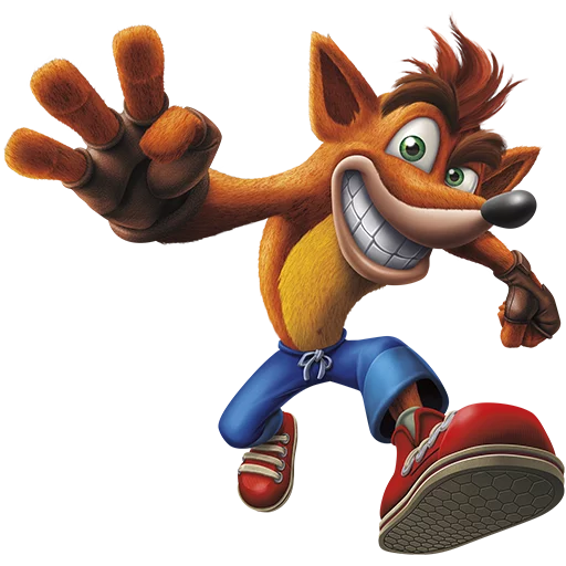 Sticker from the "Crash Bandicoot N. Sane Trilogy" sticker pack