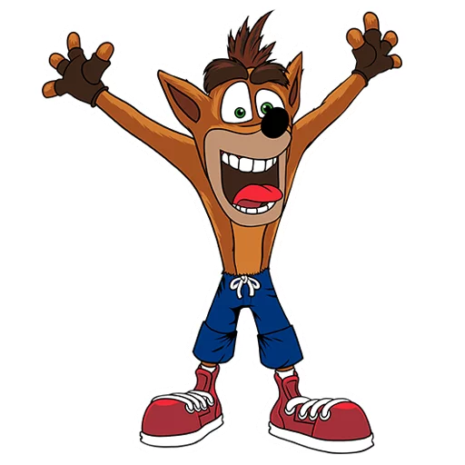 Sticker from the "Crash Bandicoot N. Sane Trilogy" sticker pack