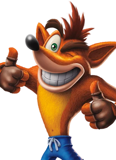 Sticker from the "Crash Bandicoot N. Sane Trilogy" sticker pack