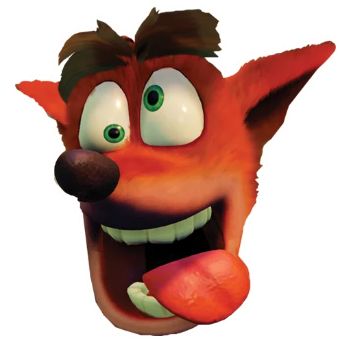 Sticker from the "Crash Bandicoot N. Sane Trilogy" sticker pack