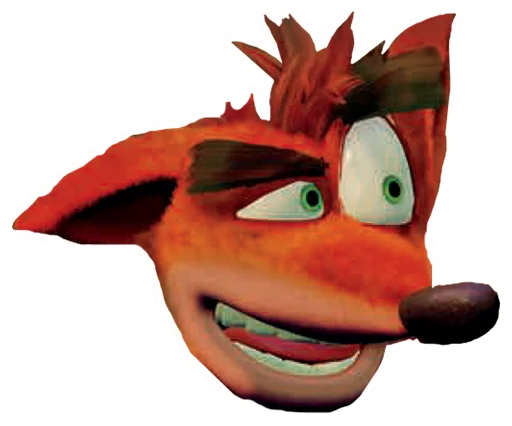 Sticker from the "Crash Bandicoot N. Sane Trilogy" sticker pack