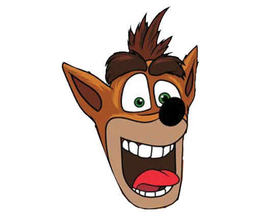 Sticker from the "Crash Bandicoot N. Sane Trilogy" sticker pack