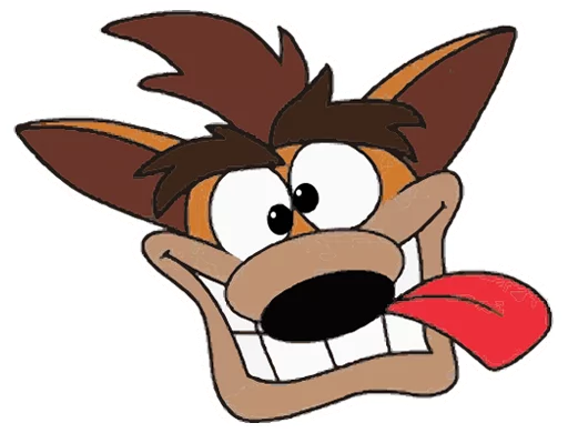 Sticker from the "Crash Bandicoot N. Sane Trilogy" sticker pack