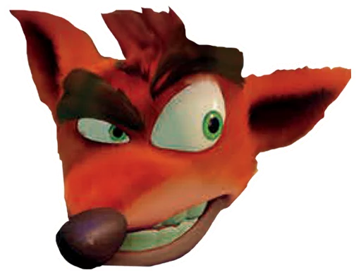 Sticker from the "Crash Bandicoot N. Sane Trilogy" sticker pack