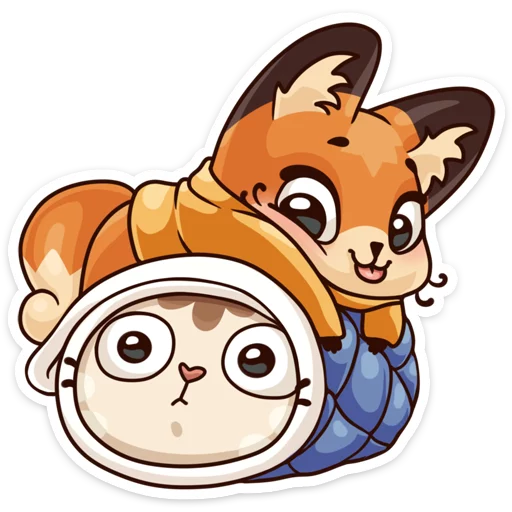 Sticker from the "Вместе теплее" sticker pack