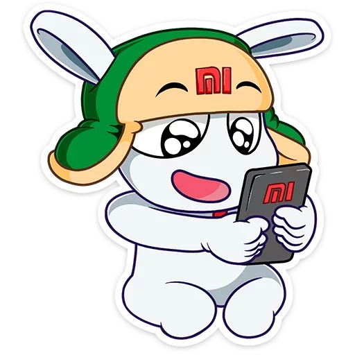 Sticker Кролик Mi Rabbit