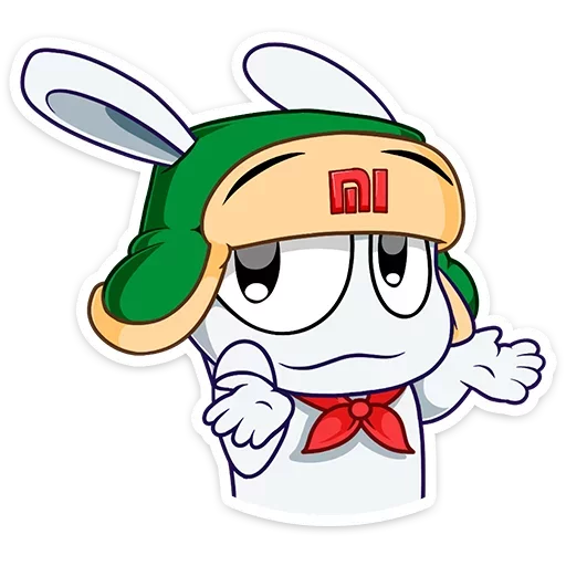 Sticker Кролик Mi Rabbit