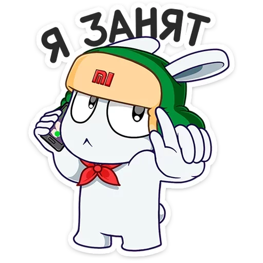 Sticker Кролик Mi Rabbit