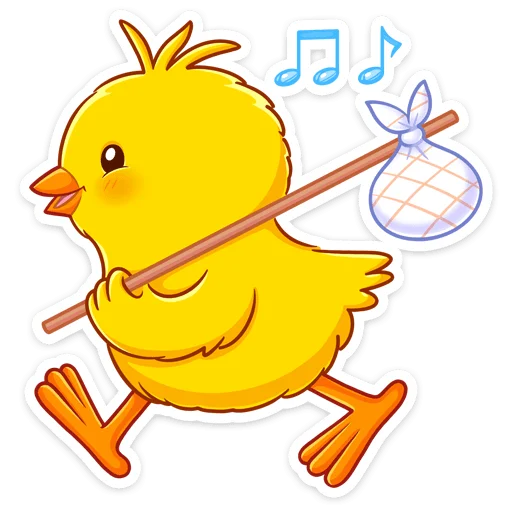 Sticker from the "Чубчик" sticker pack