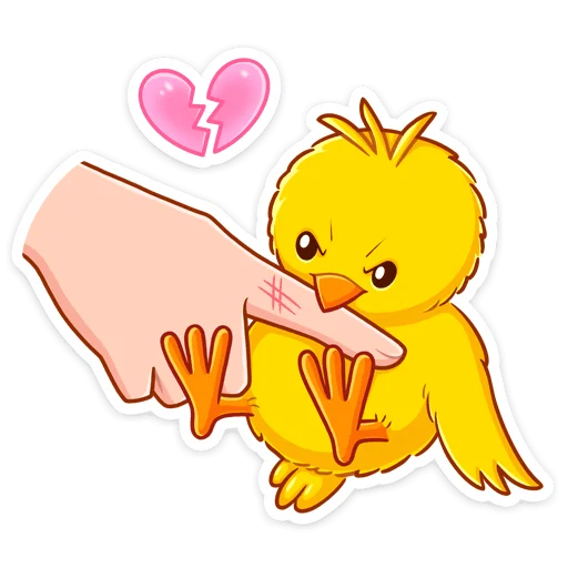 Sticker from the "Чубчик" sticker pack