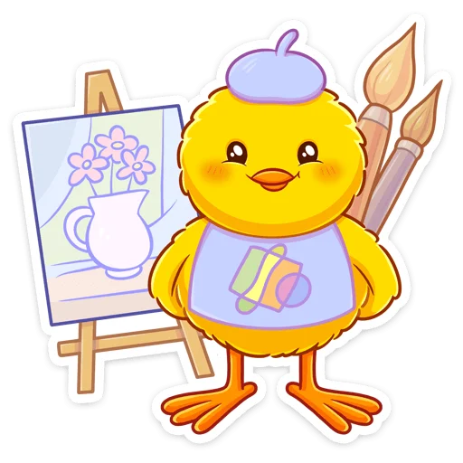 Sticker from the "Чубчик" sticker pack