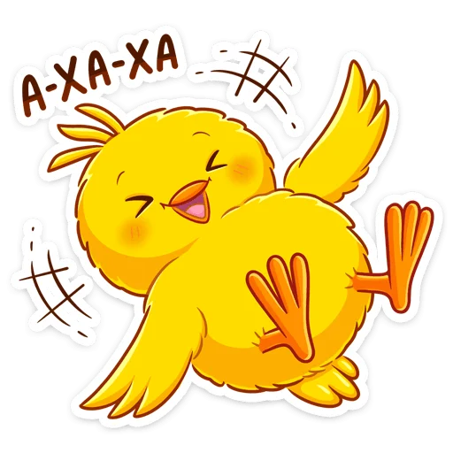 Sticker from the "Чубчик" sticker pack