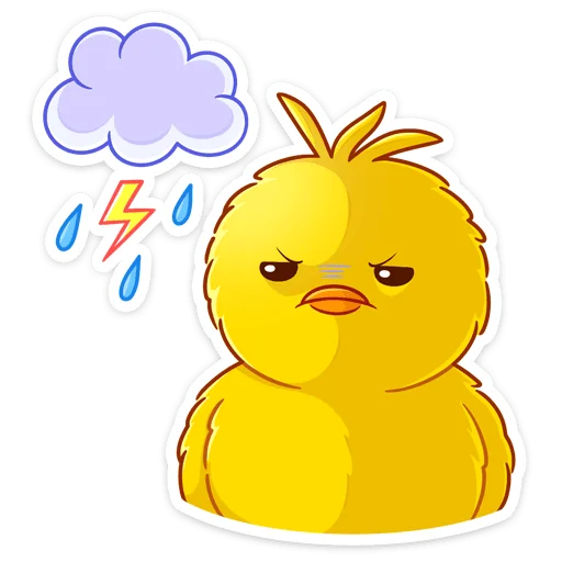 Sticker from the "Чубчик" sticker pack